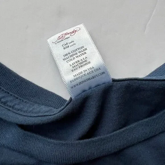 Ed Hardy Christian Audigier Skull Cobra Foil AOP T Shirt Y2K Streetwear Hype L - Picture 10 of 12